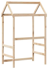 tömör fenyőfa gyerekágytető 98 x 70 x 176,5 cm
