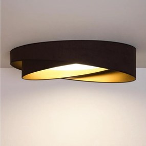 BRILAGI - LED mennyezeti lámpatest VELVET TWIST LED/24W/230V 4000K Ø 55 cm barna/arany