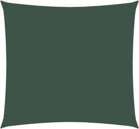vidaXL sötétzöld négyzet alakú oxford-szövet napvitorla 3,6 x 3,6 m