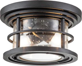 Feiss Lighthouse FE-LIGHTHOUSE-F-BLK Mennyezeti Lámpa 2x40W/E27 IP44