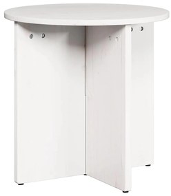 Dohányzóasztal 2 pcs Fehér 41.5 x 41.5 x 41 cm Tömör fenyőfa