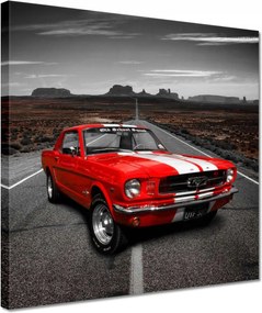 Vászonkép 30x30 Piros Ford Mustang