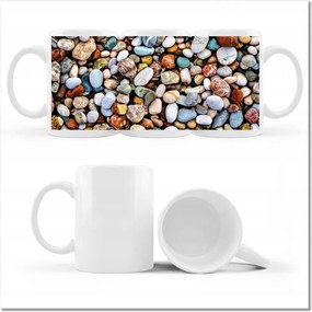 Fényképes bögre Színes kövek