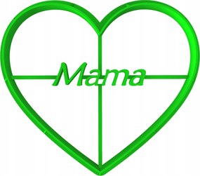 Forma Lyukasztó Mézeskalács keksz kiszúró Anyák Napja Szív Anya