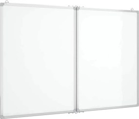 vidaXL összecsukható alumínium mágnestábla 100x80x1,7 cm