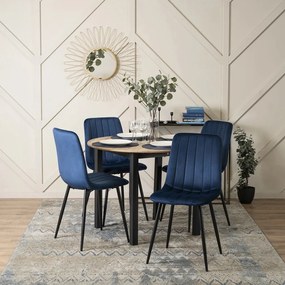 Kerek Étkezőasztal Sonoma Tölgy Színben. TEO 100 cm