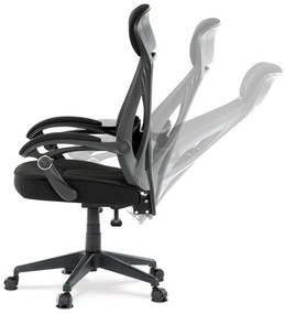 Fekete Hálós Irodai Szék, Hinta Mechanikával. KA-Y309 BK