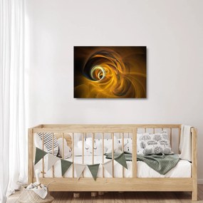 Kép - Absztrakció mozgásban (üvegen) (70x50 cm)
