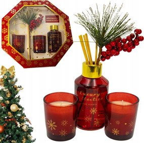 Karácsonyi Diffúzor KÉSZLET2x Gyertya Karácsonyi Ajándék Anya Feleség Lánya
