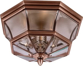 Quoizel NEWBUDY QZ-NEWBURY-F-AC Mennyezeti Lámpa 3x40W/E14 IP44