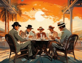 Poszter 65x50cm Ülés a Trópusokon