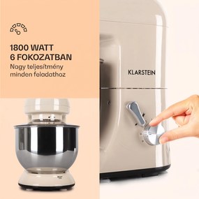 Klarstein Bella, konyhai robotgép, 1800 W, 2,7 PS, 5,2 L