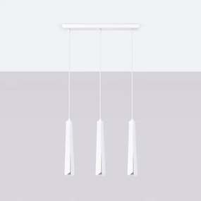 Sollux SL.1399 - Csillár zsinóron PRYSM 3xG9/8W/230V fehér