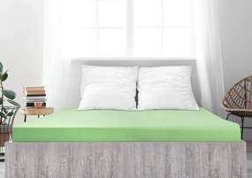 Jersey lepedő ALVORA 90x200 cm világoszöld