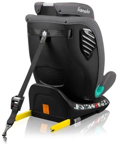 Lionelo - Forgatható gyerekülés bázissal BASTIAAN ONE i-Size 40-150 cm Pink Rose