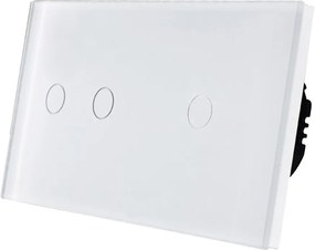 Intelligens Érintőkapcsoló 2+1 Tripla 3K Wifi Tuya Smart Life