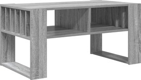 vidaXL Dohányzóasztal Szürke Sonoma 92 x 49,5 x 45 cm Faanyag