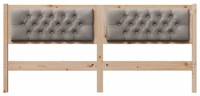 Fejtámla Egyéb Barna és taupe 180 cm Tömör fenyőfa