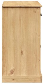 VIGO tömör fenyőfa fiókos tálalószekrény 113x40x75 cm