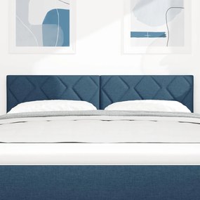 LED Fejtámla Gyémánt Blokkok Mintázattal Kék 144 cm Szövet