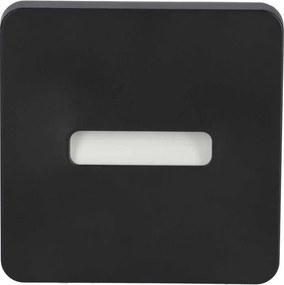 18-141-61 Ledix fekete Led lépcsőlámpa Nt 12V DC hideg fehér Lami Zame