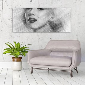 Kép - Marilyn Monroe portréja (120x50 cm)