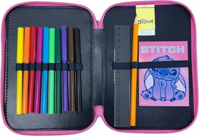 Disney Lilo és Stitch, A csillagkutya Scrapbook tolltartó töltött 2 emeletes