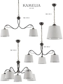 Jupiter 1362 - KM 5 V - KAMELIA 5xE27/60W/230V láncos csillár