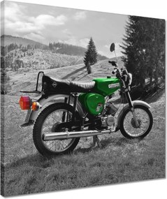 Vászonkép 40x40 Zöld Simson S51 E