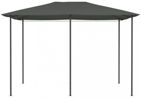 antracitszürke pavilon 3 x 4 x 2,6 m 160 g/m²