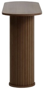 Barna konzolasztal 40x130 cm Nola – Unique Furniture