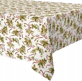 Abrosz Ünnepi asztalterítő karácsonyi asztalra, díszes, dekoratív, 180x130 cm