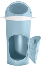 Világoskék műanyag szemetes pelenkákhoz 25 l Whale – Kindsgut