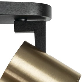 Kanlux 38960 - Fali spotlámpa LAURIN 1xGU10/10W/230V réz/fekete