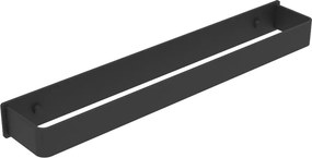 Prémium Fürdőszobai Törölközőtartó Fekete 50 cm