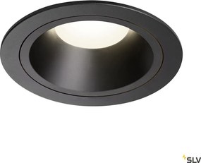 SLV 1003961 NUMINOS DL L Fürdőszobai Beépíthető Lámpa Fekete LED IP44