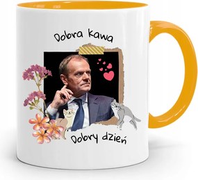 Bögre Sárga Donald Tusk Po Platform Ajándék