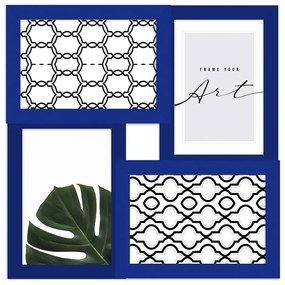 Sötétkék fali képkeret 27x27 cm – knor
