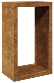 tűzifaállvány 60x40x100 cm időjárásálló acélból