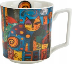 Porcelán bögre 450 ml Modern Cat Ajándék Anyák és Apák napjára