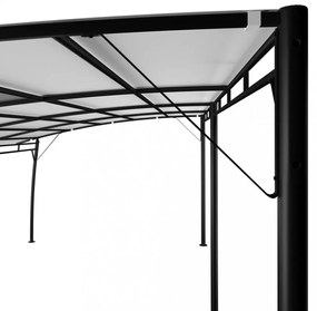 krémszínű kerti napellenző 6 x 3 x 2,55 m