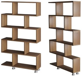 könyvespolc Nilüfer - Walnut