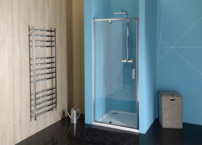 Polysan, EASY LINE zuhanykabin három falú 800-900x800mm, forgóajtós bal / jobb változat, Tégla üveg, EL1638EL3238EL3238