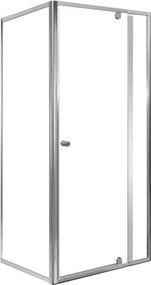 Flexi 80x90 cm sarokba szerelhető aszimmetrikus zuhanykabin zuhanytálca nélkül
