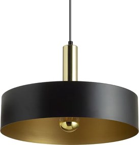 RENDL GIULIA 40 závěsná černá/zlatohnědá mosaz 230V LED E27 30W