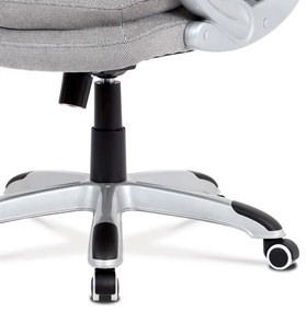 Irodai Főnöki Szék, Hinta Mechanikával, Ezüst Szövet. KA-G198 SIL2
