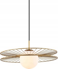 Mennyezeti lámpa lógó arany csillár étkező nappali asztal fölé Sandy XX