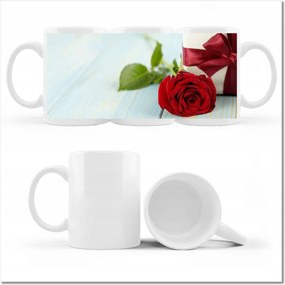 Nőnapi nyomott mintás bögre Ajándék Love