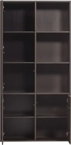 Sötétbarna borovi fenyő moduláris szekrény 108x215 cm Meggy – WOOOD