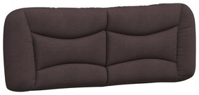 sötétbarna szövet fejtámla párna 140 cm